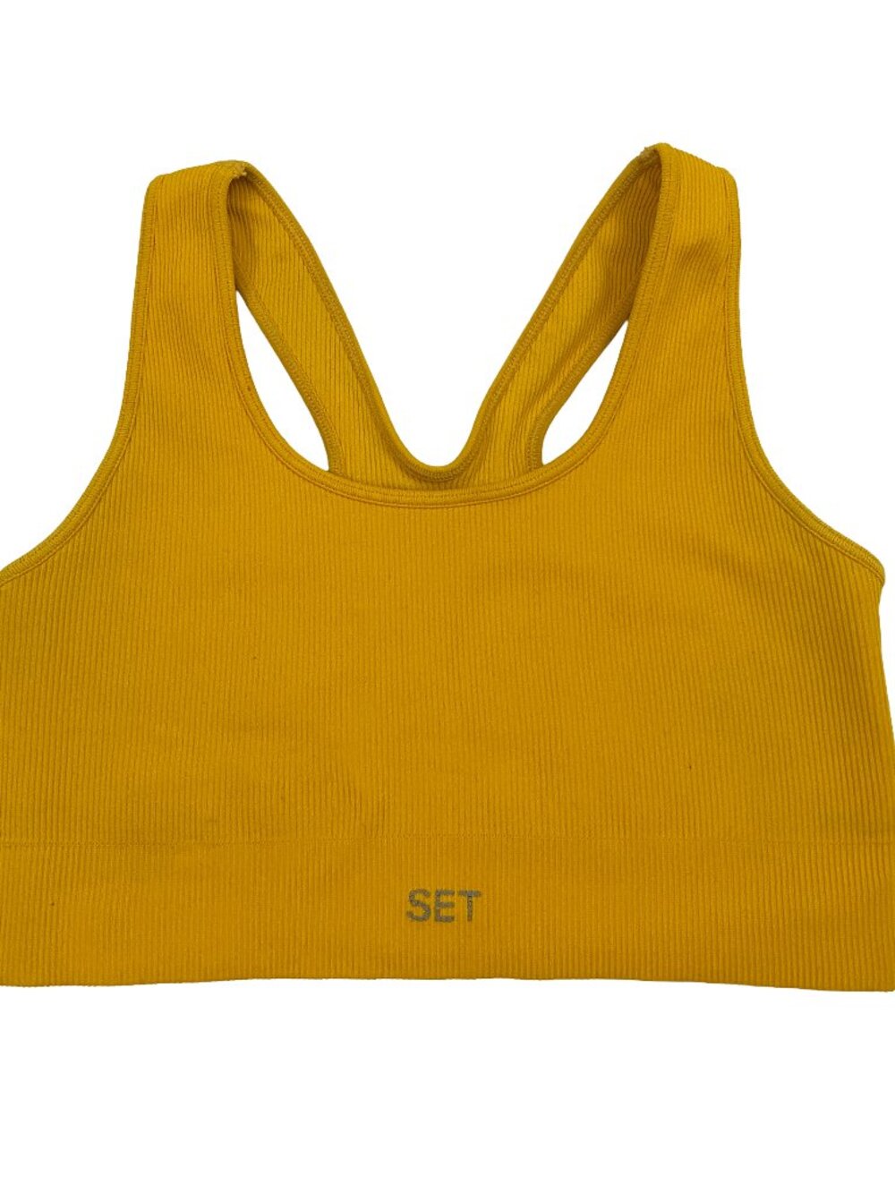 Set Active by Madelyn cline yellow sports bra